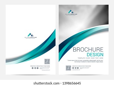 Brochure Layout template, cover design background