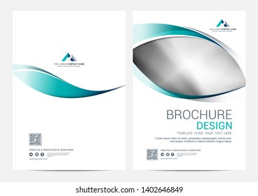 Brochure Layout template, cover design background