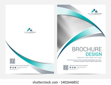 Brochure Layout template, cover design background