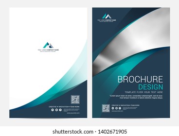 Brochure Layout template, cover design background