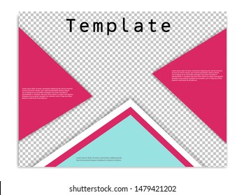 Brochure Layout template, cover design background, annual reports. - Powered by Shutterstock - Get 15% off with code: PIKWIZARD15