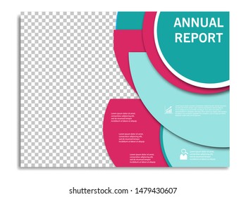 Brochure Layout template, cover design background, annual reports.