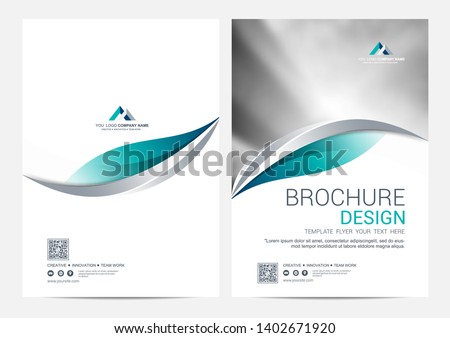 Brochure Layout template, cover design background