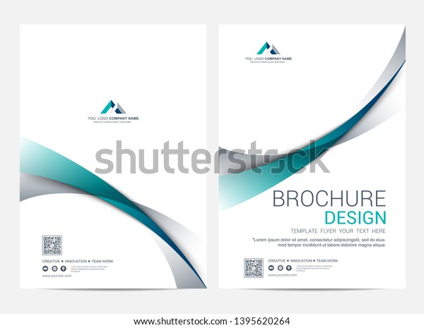Broschure Layout Vorlage Cover Design Hintergrund Stock Vektorgrafik Lizenzfrei 1395620264