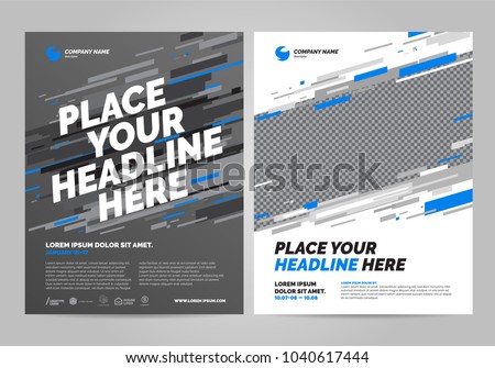 Brochure Layout template design. Can be adapt to Brochure, Annual Report, Magazine, Poster, Flyer, Banner, Website.