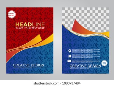 Brochure and layout Template design for sport event