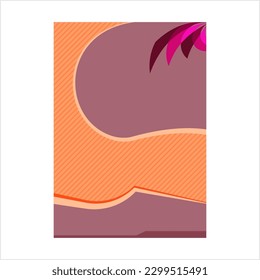 Brochure Layout Template, Flayer Layout, Business Informative Paper Document, Corporate Document, Letter, Report, Leaflet. Layout Template Vector Art Illustration