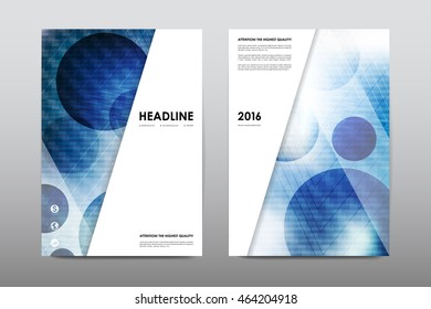 Brochure layout template flyer design vector, Magazine booklet cover abstract background