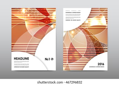 Brochure layout template flyer design vector, Magazine booklet cover abstract background