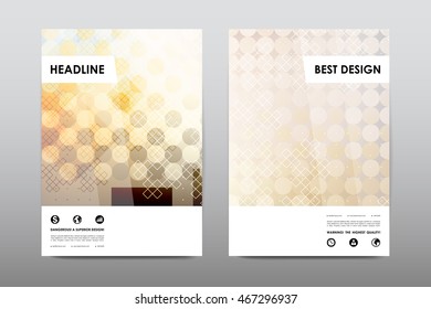 Brochure layout template flyer design vector, Magazine booklet cover abstract background