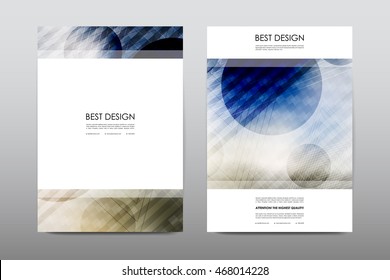 Brochure layout template flyer design vector, Magazine booklet cover abstract background