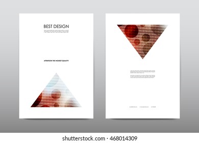 Brochure layout template flyer design vector, Magazine booklet cover abstract background