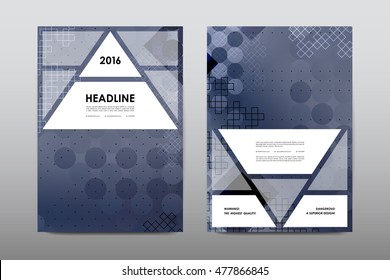 Brochure layout template flyer design vector, Magazine booklet cover abstract background