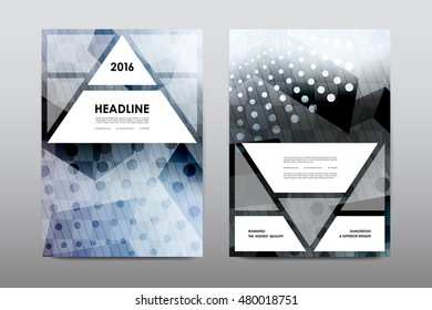 Brochure layout template flyer design vector, Magazine booklet cover abstract background