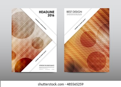 Brochure layout template flyer design vector, Magazine booklet cover abstract background