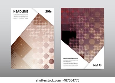 Brochure layout template flyer design vector, Magazine booklet cover abstract background