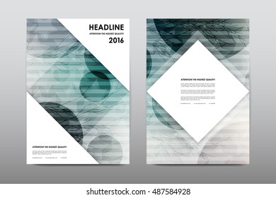 Brochure layout template flyer design vector, Magazine booklet cover abstract background