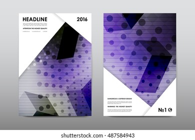 Brochure layout template flyer design vector, Magazine booklet cover abstract background