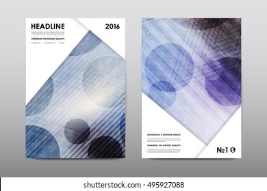 Brochure layout template flyer design vector, Magazine booklet cover abstract background
