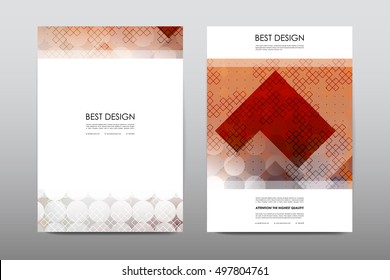 Brochure layout template flyer design vector, Magazine booklet cover abstract background