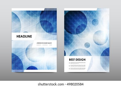 Brochure layout template flyer design vector, Magazine booklet cover abstract background