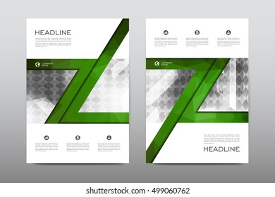 Brochure layout template flyer design vector, Magazine booklet cover abstract background