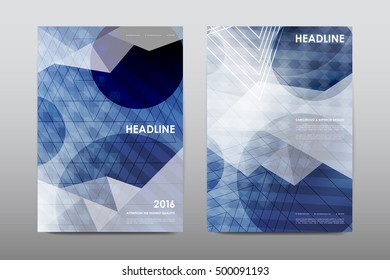 Brochure layout template flyer design vector, Magazine booklet cover abstract background