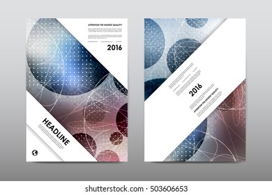 Brochure layout template flyer design vector, Magazine booklet cover abstract background