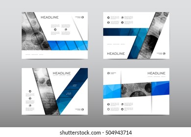 Brochure layout template flyer design vector, Magazine booklet cover abstract background