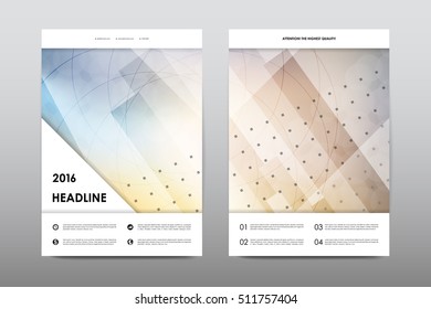 Brochure layout template flyer design vector, Magazine booklet cover abstract background
