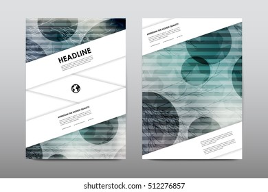 Brochure layout template flyer design vector, Magazine booklet cover abstract background