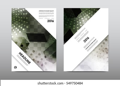 Brochure layout template flyer design vector, Magazine booklet cover abstract background