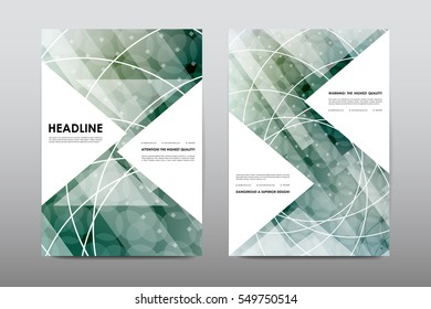 Brochure layout template flyer design vector, Magazine booklet cover abstract background