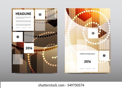 Brochure layout template flyer design vector, Magazine booklet cover abstract background
