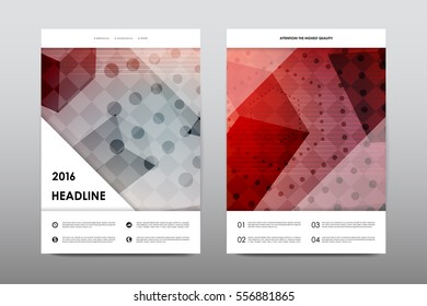 Brochure layout template flyer design vector, Magazine booklet cover abstract background