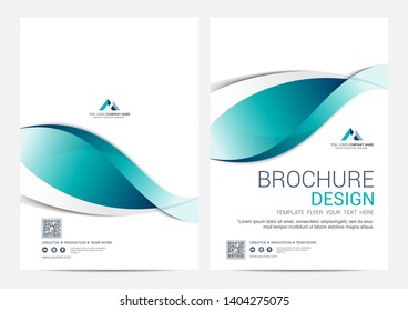 Brochure Layout template, Leaflet Flyer cover design background