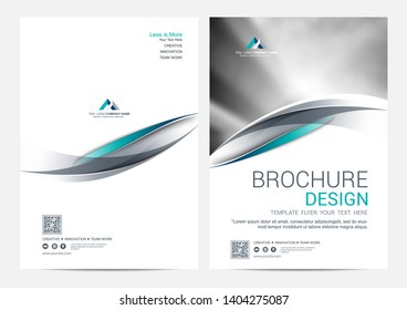 Brochure Layout template, Leaflet Flyer cover design background