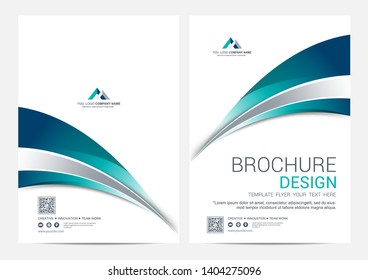 Brochure Layout template, Leaflet Flyer cover design background