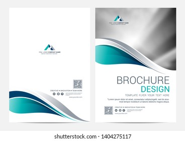 Brochure Layout template, Leaflet Flyer cover design background