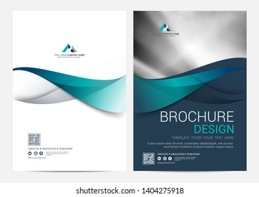 Brochure Layout template, Leaflet Flyer cover design background