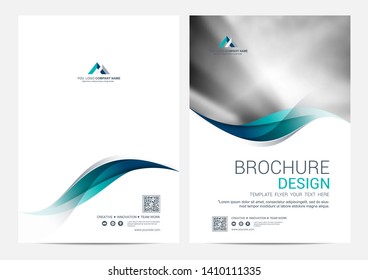 Brochure Layout template, Leaflet Flyer cover design background