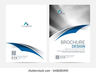 Brochure Layout template, Leaflet Flyer cover design background