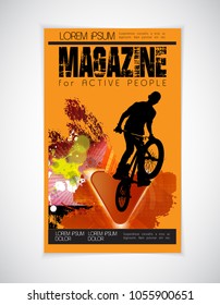 Brochure layout, vector easy to editable