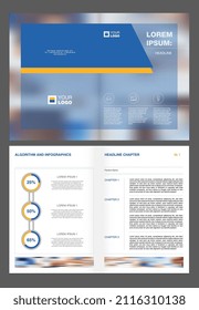 Brochure layouts templates. Leaflet cover presentation abstract flat background, modern business background design layout in A4 size.