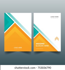 Brochure, leaflet, flyer, cover template. Modern Geometric Abstract background