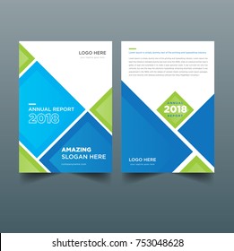 Brochure, leaflet, flyer, cover template. Modern Square Abstract background