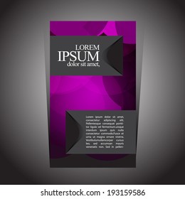 brochure modern cover design