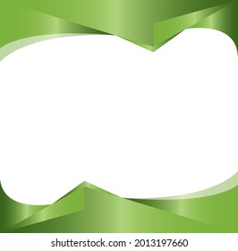Brochure new creative design green