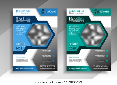 Brochure pamphlet covering the layout of the room design for photo backgrounds, vector illustration templates in A4 size, for advertising, annual reports or other purposes. vector 