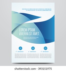 Flyer Design Business Brochure Template Annual Stock Vector (Royalty ...